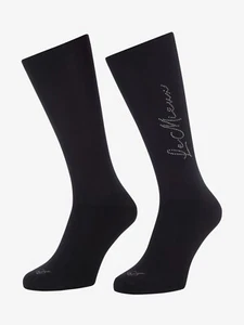 Calcetín de competición LeMieux Sparkle negro | Deporte de equitación ligero sin costuras - Imagen 1 de 1