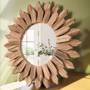 Rustic Vanity Mirror 12inch Wall Mirror Living Room - Picture 1 of 11