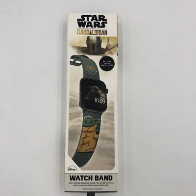 MobyFox Star Wars Mandalorian The Child Snow Smartwatch Band Apple Disney New - Image 1 of 4