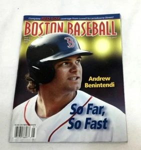 May 2017 Fenway Park Boston Baseball Red Sox Program Scorecard Andrew Benintendi - Picture 1 of 1