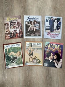 Mixed Lot Reminisce, GOOD OLD DAYS, Nostalgia Magazines. Dolls 1991 vtg, Chicago - Picture 1 of 11