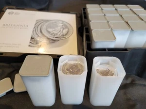 Roll Of 25 2020 Great Britain 1 OZ Silver Britannia .999 Fine BU Fast shipping! - Picture 1 of 12