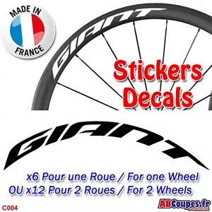 Autocollants jantes vélo GIANT - Sticker Roue Carbone Advanced SL PRO TCR - C004 - Bild 1 von 2