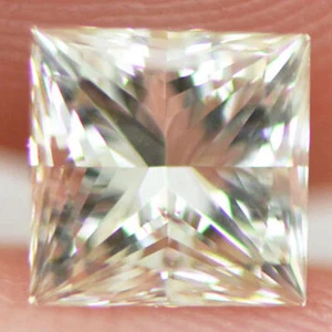 Diamante en forma de princesa de 1,04 quilates real I VS2 suelto natural mejorado certificado - Imagen 1 de 8