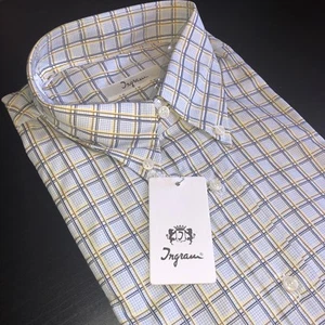 Ingram Made In Italy Button Down Mens NEW XL - Picture 1 of 5