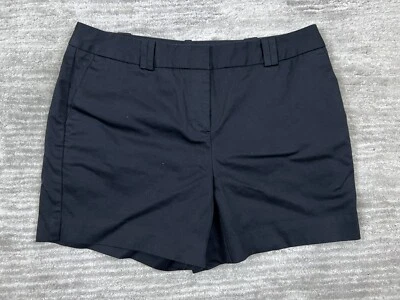 Worthington Shorts Womens 4 Black Cotton Blend Flat Front Modern Fit Chino - Image 1 of 4
