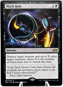 Black Hole 067/244 Unfinity UNF MTG CASI NUEVO - Imagen 1 de 2