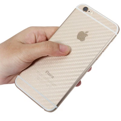 Pellicola TRASPARENTE posteriore 3D CARBON per Apple iPhone 6 / 6s PLUS 5.5"  - Immagine 1 di 3