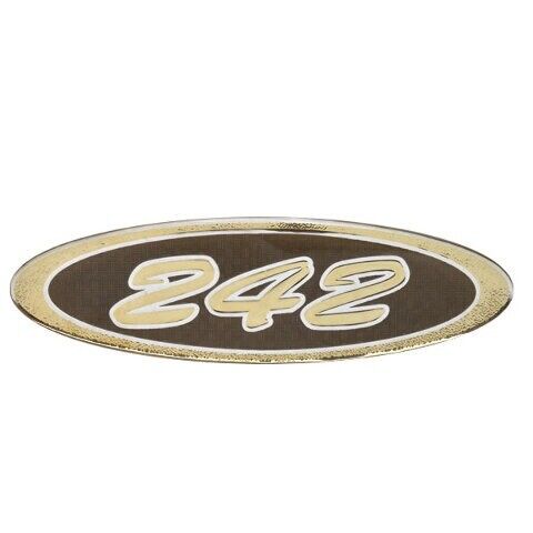 Crownline Boat Raised Decal 31722 | 242 Brown Gold 6 x 1 3/4 Inch