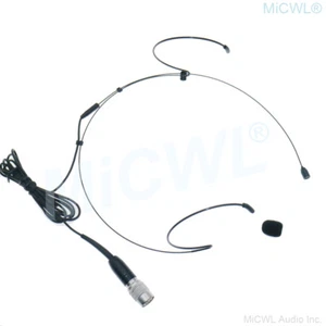 Double ear HeadMic Microphone For Audio-Technica Headset ATW series System 4Pin - Picture 1 of 4