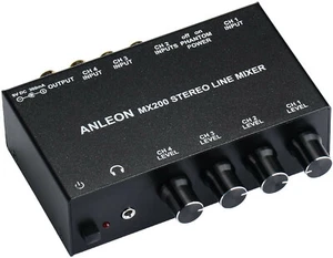 ANLEON MX200 Stereo Line Mixer Four Channel - Picture 1 of 3
