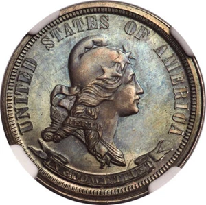 1869 25C Standard Silver Quarter Pattern NGC PR67 Judd-722 Pollock-803 High R... - Picture 1 of 4