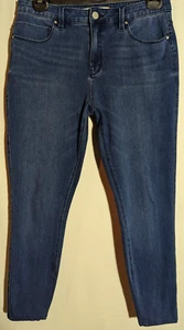 Women's Jeanswest 7/8 Freeform 360 Skinny Stretch Blue Jeans Size 12 Leg 26" - Picture 1 of 9
