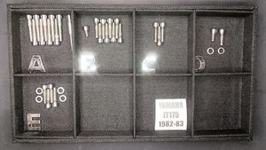 Yamaha IT175 1982-1983 Stainless Bolt Screw Engine Set Kit Polished - Picture 1 of 4
