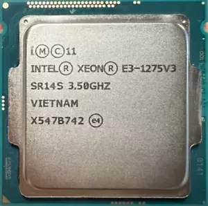Intel Xeon E3-1275 V3 LGA1150 SR14S 3.50GHz 8MB 4-Core Workstation CPU - Picture 1 of 1