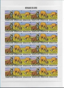 SMT, 1977, GUINEE: Mi nr 793/838. sheets of 12 sets , MNH Michel CV € 760++++ - Picture 1 of 12