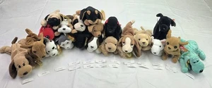 Vintage 1993-2006 Ty Beanie Babys Baby Hund Welpen Sammlung Menge 20 Neu mit Etikett  - Bild 1 von 11