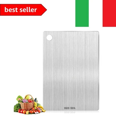 Tagliere in acciaio inox, Tagliere in Titanio per Cucina, Igiene e Durata Tag... - Immagine 1 di 4