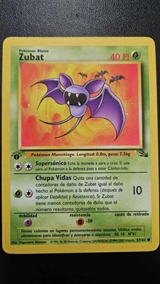 Zubat 57/62 Fossil 1st Edition Spanish - Image 1 of 2