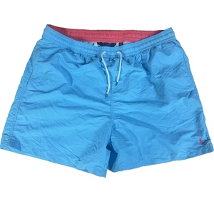 Polo Ralph Lauren Badehose Herren XXL blau Netz gefüttert Shorts Taschen Pony gebraucht, in einwandfreiem Zustand - Bild 1 von 8