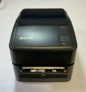 Sato WS408-2DT-STD POS Thermo Barcode Etikettendrucker, schwarz "U1D" - Bild 1 von 4