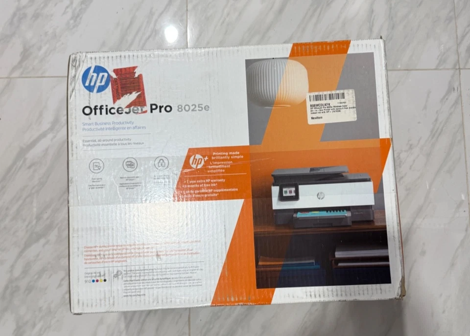 HP OfficeJet Pro 8025e Wireless All-in-One Color Inkjet Printer new!!! - Image 1 of 1
