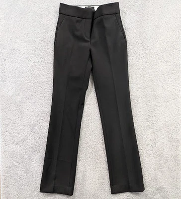 J.Crew Edie Full Length Trouser Four Season Stretch Women's Size 00 Black NWT - Image 1 of 4