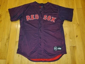 Nueva camiseta cosida vintage del equipo MLB Majestic 6376 Boston Red Sox para hombre L EE. UU. - Imagen 1 de 11