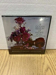 NEW SEALED A golden treasure of favorite violin concertos Reel 7.5 ips - Picture 1 of 3