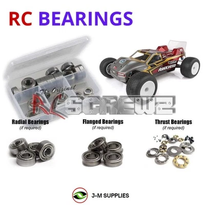 RCScrewZ Metal Shielded Bearings ass095b for Associated RC10T6.1 (#70002) | KIT - Image 1 of 4