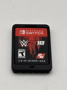 WWE 2K18 Nintendo Switch Game Only Wrestling GAME CARTRIDGE ONLY - Picture 1 of 2