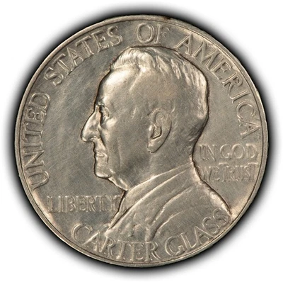 1936 50c Lynchburg VA Sesquicentennial Commemorative Silver Half Dollar - C1266 - Image 1 of 4