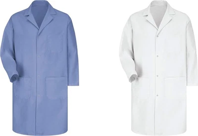 Red Kap Men's Gripper-Front Lab Coat - Image 1 of 2