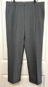 Greg Norman Golf Pants Mens 34 X 30 Gray Polyester Classic Pro Fit - Picture 1 of 9