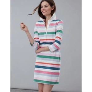 Joules Winona Multistripe 3/4 Sleeve Rugby Dress Size 6  - Picture 1 of 8