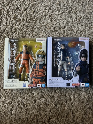 Bandai S.H.Figuarts Naruto Uzumaki & Sasuke Uchiha set 2023 2 Pack Cover