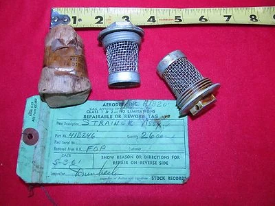 Par de Coladores Curtiss Wright R-1820 Nuevo Excedente P/N 418246 Foto 1 de 2