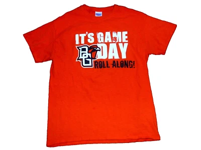 Camiseta BGSU Bowling Verde Para Hombre Naranja Halcones Medianos Its Game Day Show Spirit Foto 1 de 4