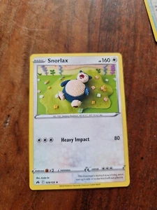 Pokémon TCG Snorlax Crown Zenith 109/159 Regular Rare - Picture 1 of 1