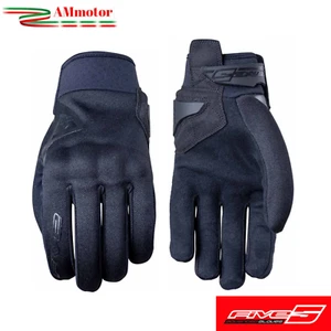 Five Globe Black Summer Motorcycle Gloves SZ XL Spring Urban Touring - Picture 1 of 3