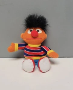 Tyco Sesame Street Beans Ernie 8" Vintage 1997 Plush Stuffed Doll Toy - Picture 1 of 10
