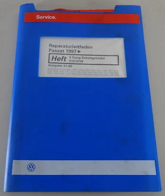 Manual De Taller VW Passat B5 5 Velocidades Transmisión 012/01W Estado 01/2000 - Imagen 1 de 3