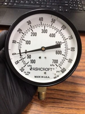 Ashcroft Pressure Gauge 45W1000 H 02L (TA25MS) - Image 1 of 4