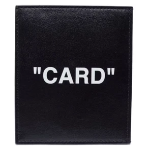 OFF-WHITE c/o VIRGIL ABLOH™ Zitat Kartenetui mit Original Staubbeutel BRANDNEU - Bild 1 von 2