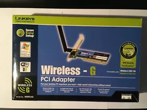 Linksys Wireless Adaptor- G PCI Adapter Model # WMP54G - Picture 1 of 5