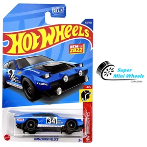 Hot Wheels 2022 #163 - Dimachinni Veloce (Blue) - Picture 1 of 2