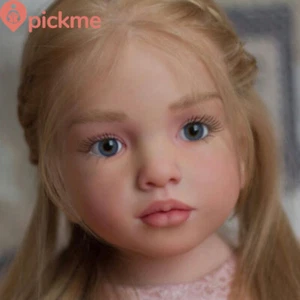 40in Huge Reborn Doll Long golden Hair Painted Mould DIY Doll Birthday Gift NEW - Picture 1 of 2