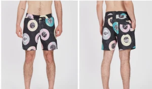 NEW Volcom sz XL Entertainment Long Playing Stoney swim Trunks music 18" long - Picture 1 of 3