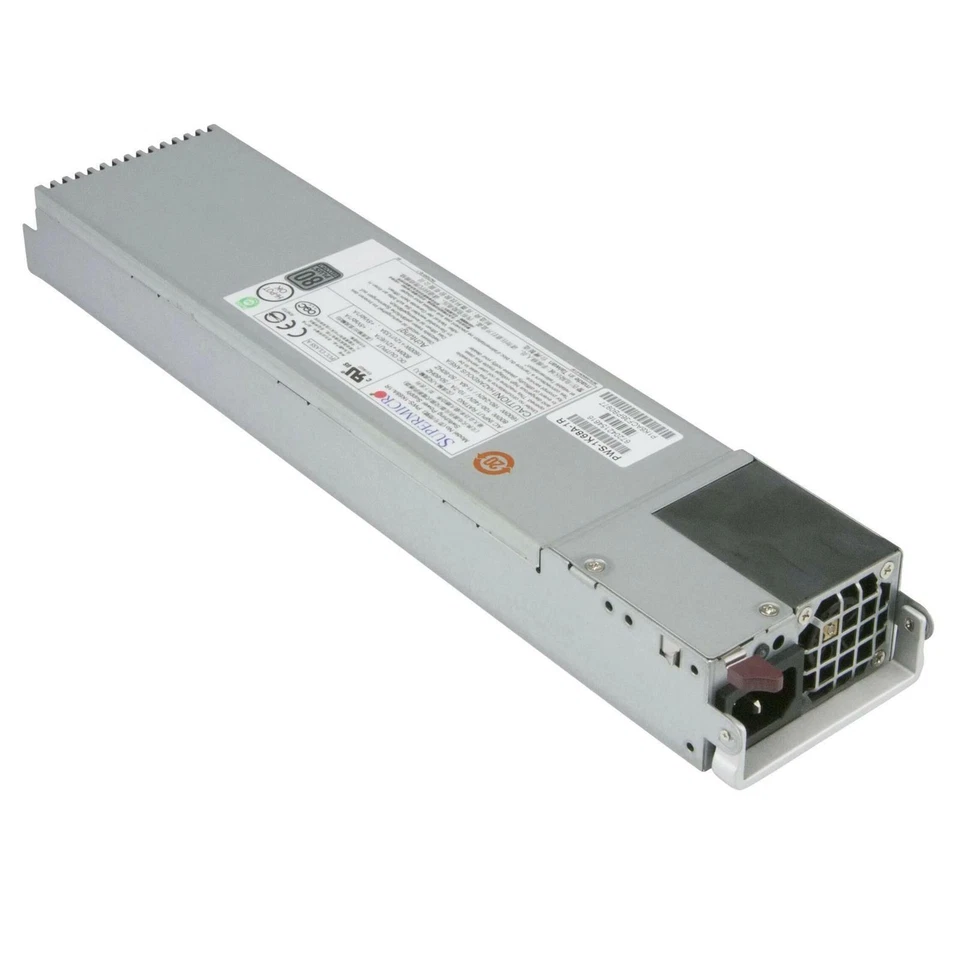 Supewrmicro 80 Plus Titanium 1600W 1U Server Netzteil (PWS-1K68A-1R)