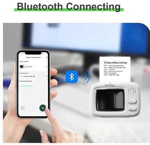 ADLbasic New Version TV Mini Portable Bluetooth Wireless Thermal Label Printer - Picture 1 of 9